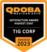 QDOBA_satisfaction_award_2023 TIG Award - Satisfaction